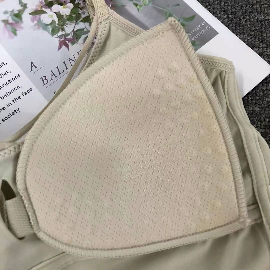 Nueva taza transpirable de nylon sin marcas hermosa espalda sin anillo de acero ropa interior chaleco de cabina sexy ropa interior sostén base