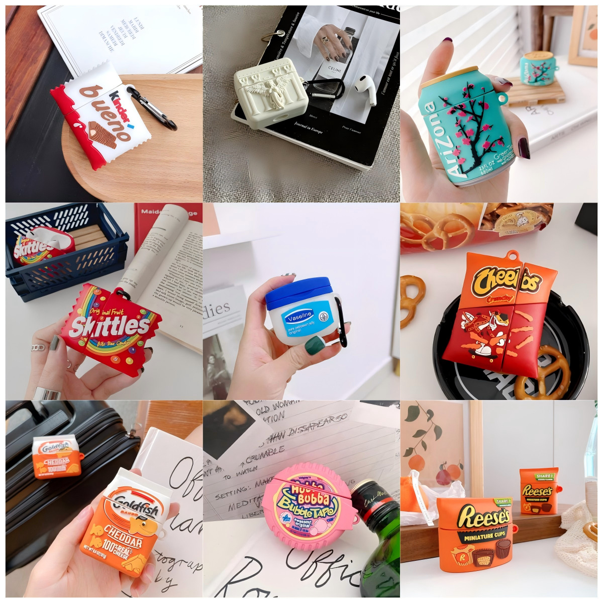 Pro2 Snacks and Drinks Vaseline AirPods 4Th Generation Suitable for Apple Headphone Case Bluetooth Cover Silicone Protective Cover