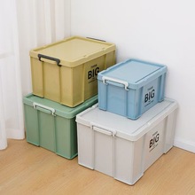 厂销收纳箱可坐成人直边工具箱特大号直角车载整理箱塑料承重箱