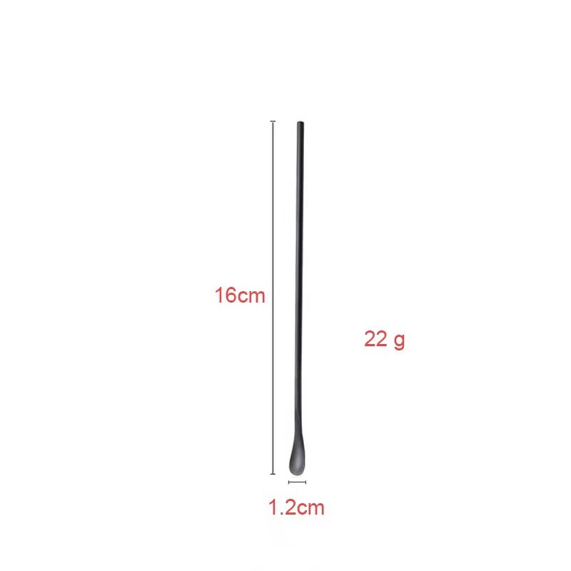 Cuchara pequeña de acero inoxidable 304 de estilo japonés con mango largo, forma de abeja, ideal para café, postres, hielo y cócteles._voghion.com