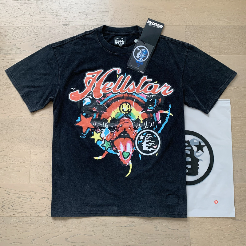 Hellstar Brain Graphic T-shirt Black