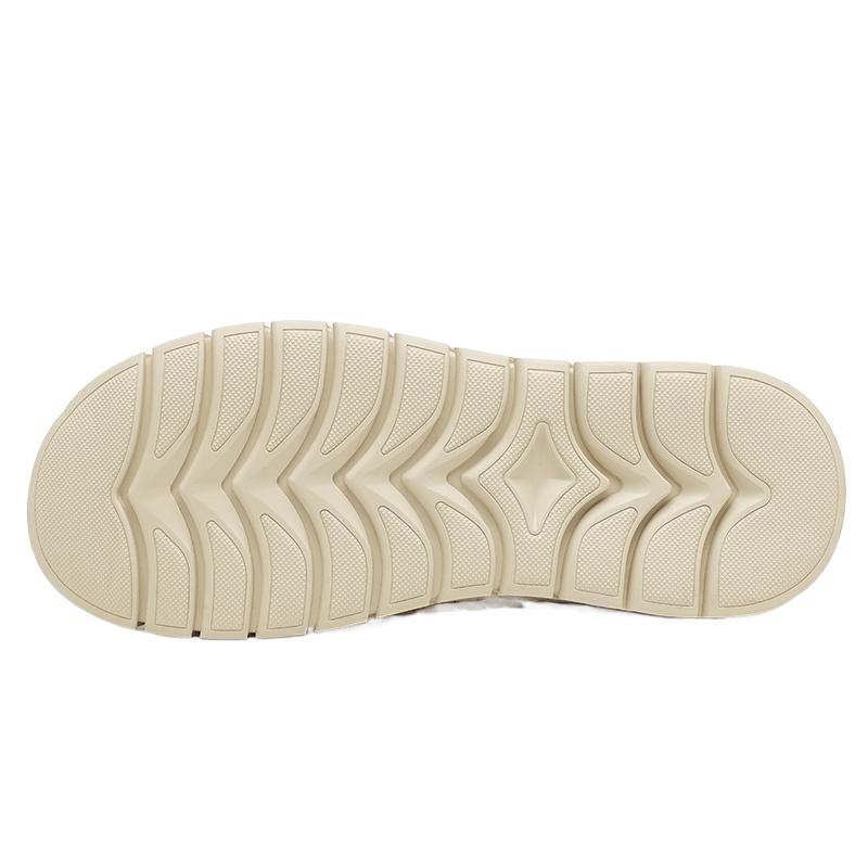 2024 nuevos zapatos de verano de una sola pie para hombre, zapatos casuales de cuero antideslizantes con suela gruesa