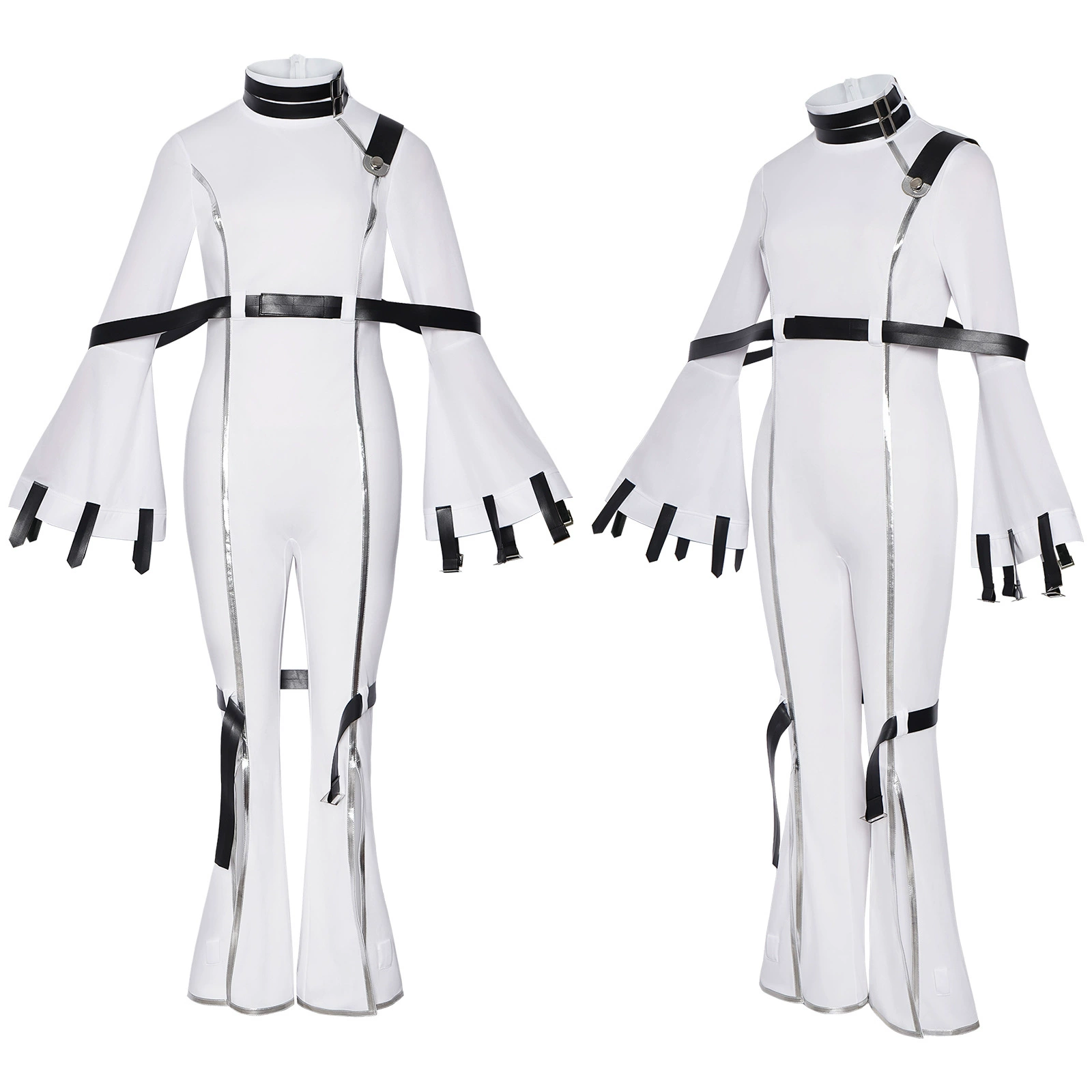 Косплей костюм CC в наручниках (Lelouch of the Rebellion), белый цельный, XS–XXXL