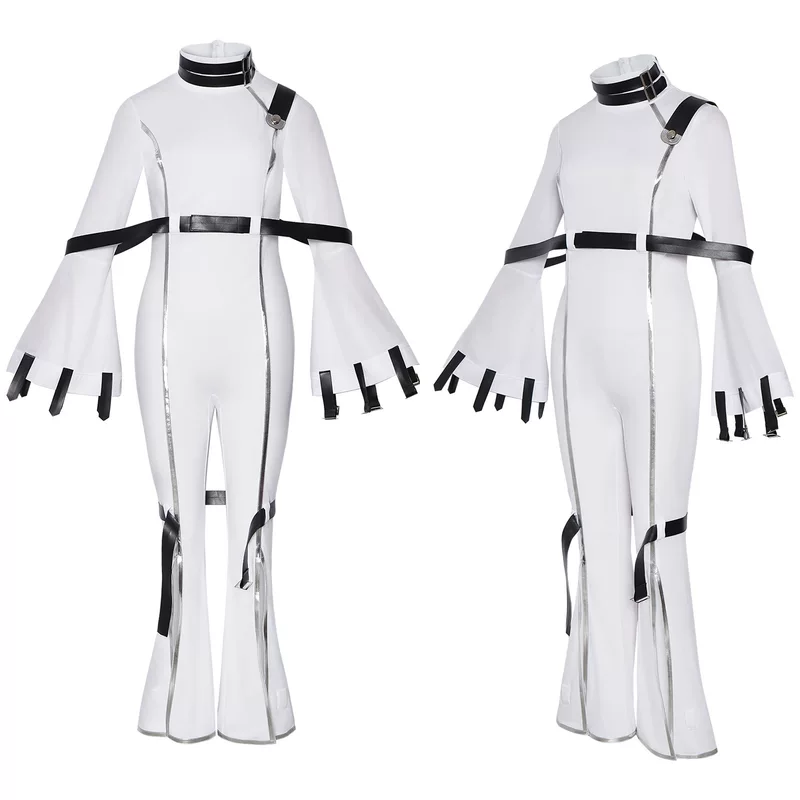 Косплей костюм CC в наручниках (Lelouch of the Rebellion), белый цельный, XS–XXXL