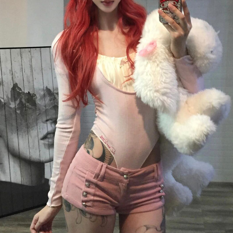 American Sweet Hottie Corduroy Ultra-Short Shorts for Women in Autumn and Winter Design Tight Low-Waist Sexy Hip-Hugging Hot Pants