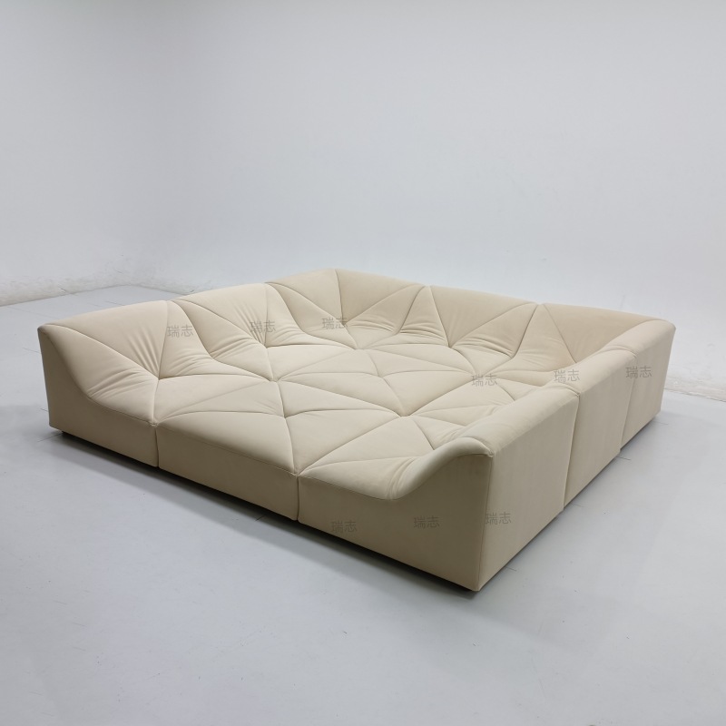 Dune Free Combination Modular Fabric Sofa Italian Minimalist Modern Living Room Alien Shapes Internet Red Creative Designer