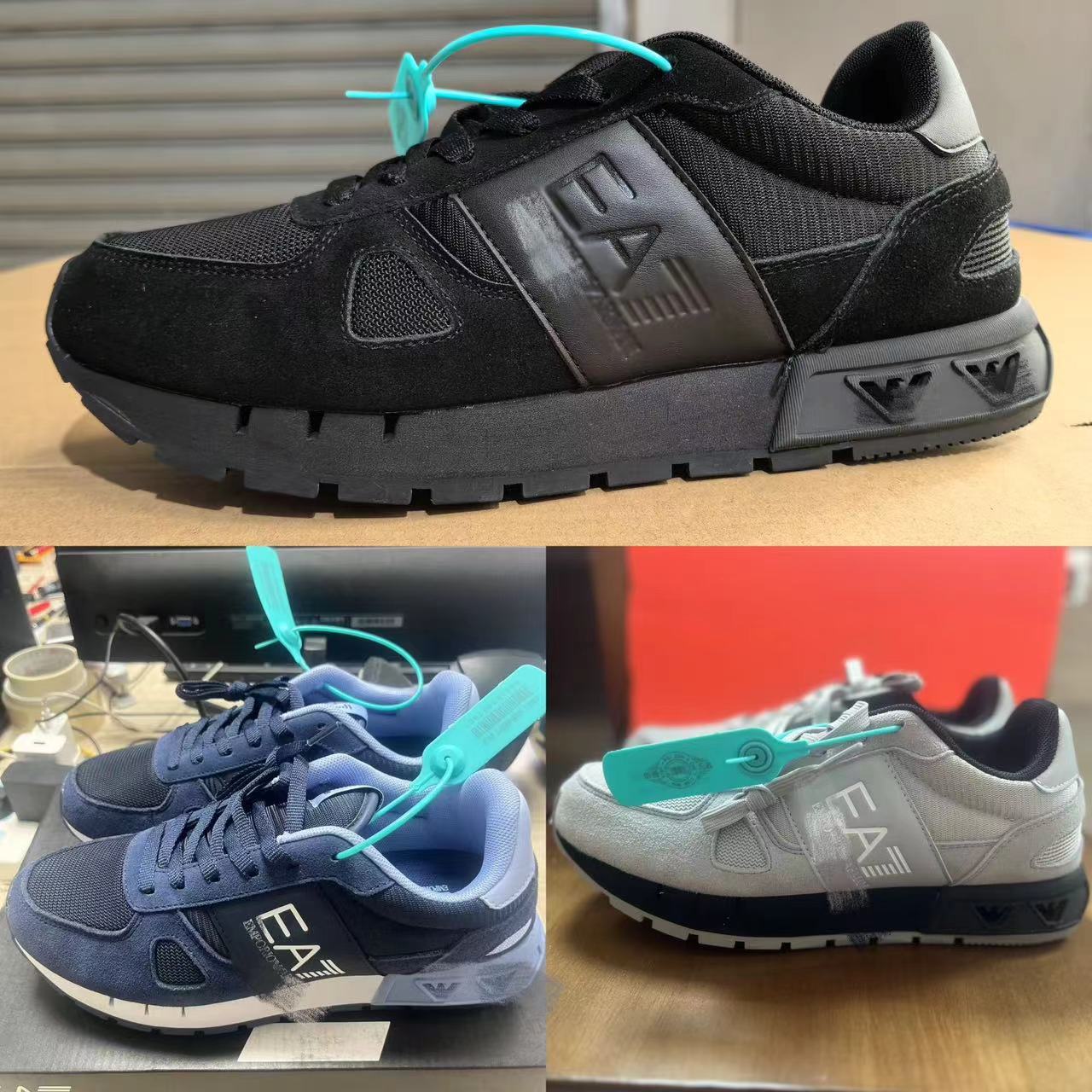 European Trendy Men's Shoes 2025 Spring and Summer New Foreign Trade Sports Casual Versatile Low-Top Soft Sole Shoes