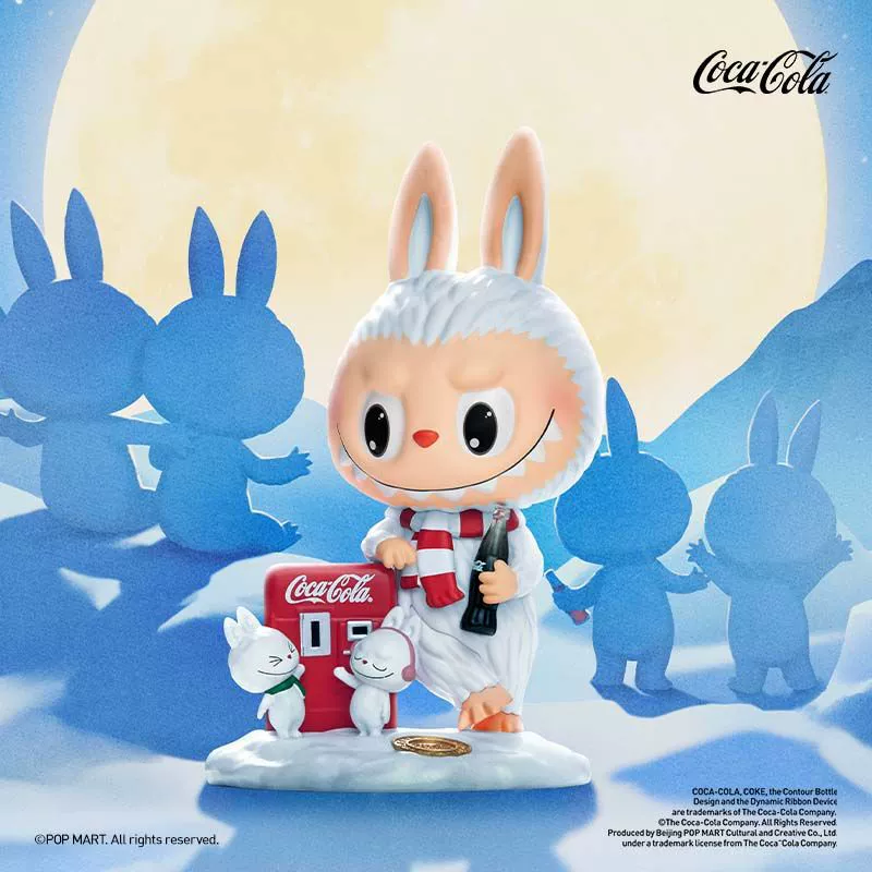 Bubble Mart THE MONSTERS Labu Bu Coca-Cola Series Figures Trendy Blind Box Gift