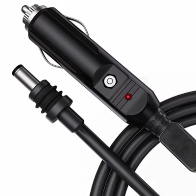 Cross-Border Popular Model Suitable for Mi Fans Ni Power Cord Car Cigarette Lighter Car Dc Charging Cable Three-In-One Charging Cable