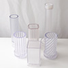 DIY creative column -shaped waxy -top acrylic candle mold creative shape vertical thread candle mold