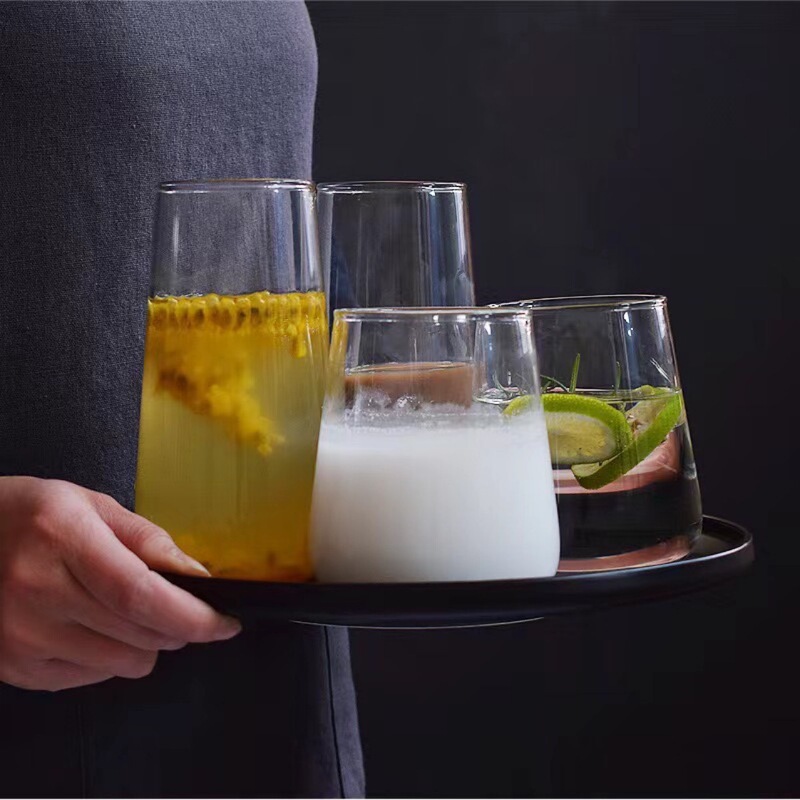 Cups for Home Use, High Borosilicate Glass, Large Capacity Cola Cups, Beverage Cups, Tea Cups, Disposable Coffee Cups