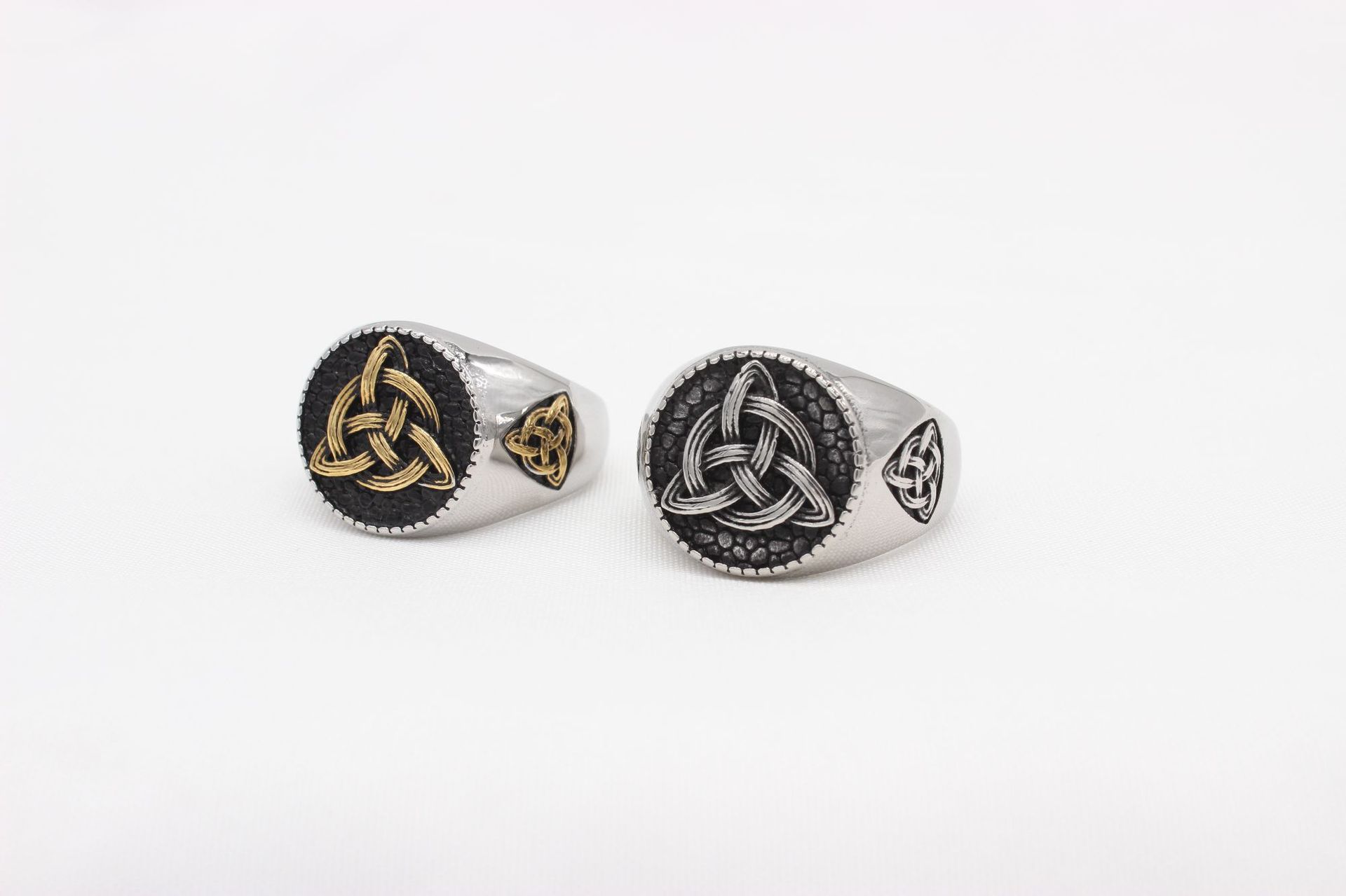 1 Piece Quantity Retro Classic Style Geometric Titanium Steel Men's Rings