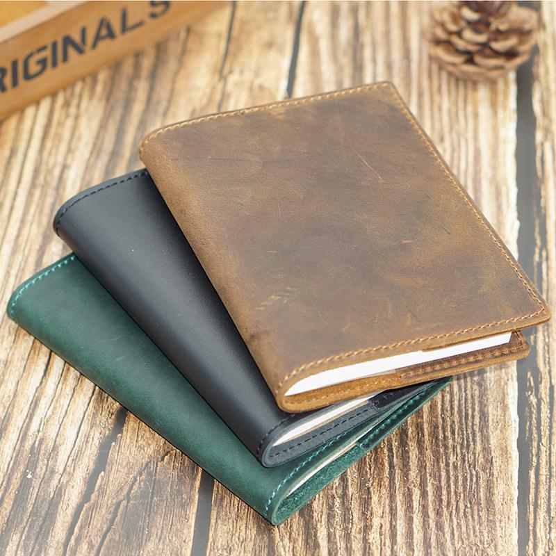 Business a5 Retro Top Layer Cowhide Notebook Work Record Hand Book Business Cowhide Notebook Notebook