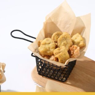 European -style hotel creative tableware milk tea shop Iron snack mini small fried basket fried basket fries fried basket fried basket snack basket