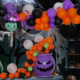 Set de globos de látex para decoración de fiestas de Halloween transfronterizas: esqueleto, calabaza, fantasma, festival
