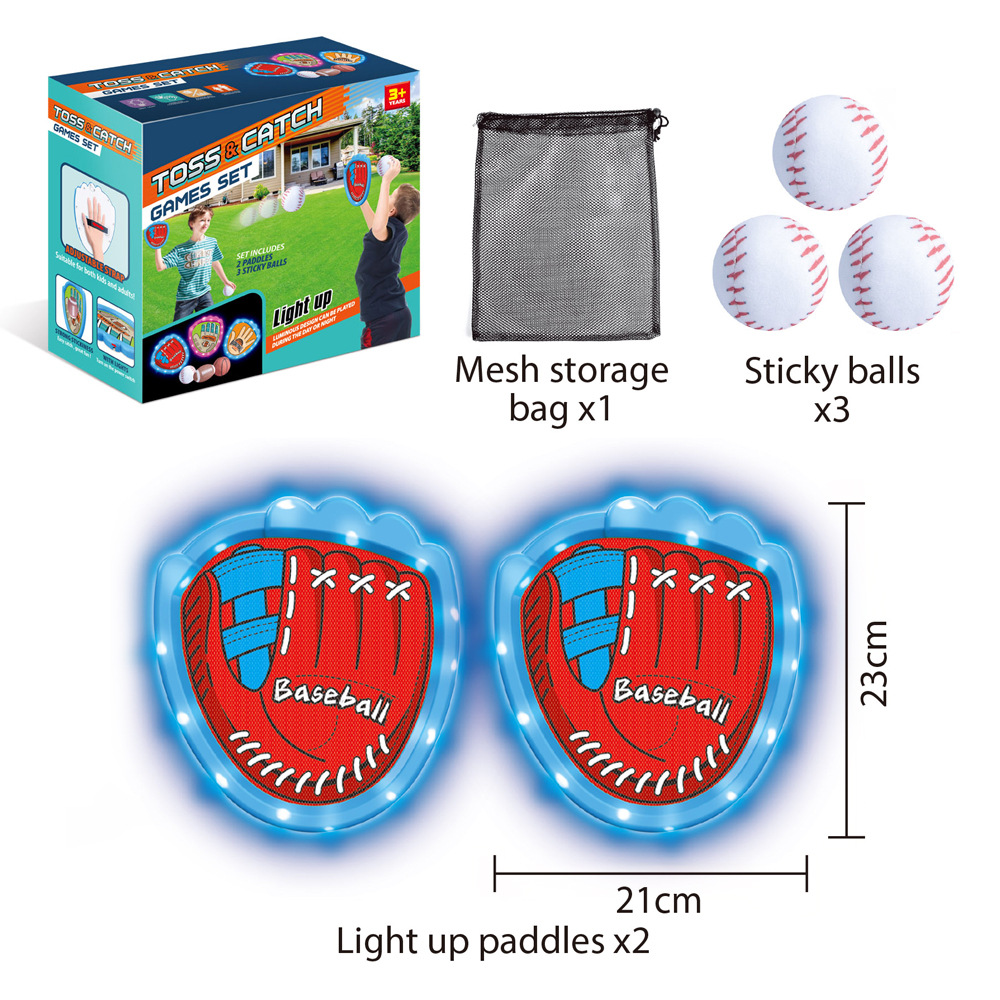 Balón luminoso de lanzamiento transfronterizo indoor al aire libre baloncesto rugby softbol entrenamiento deportivo interactivo juego de juguetes para niños