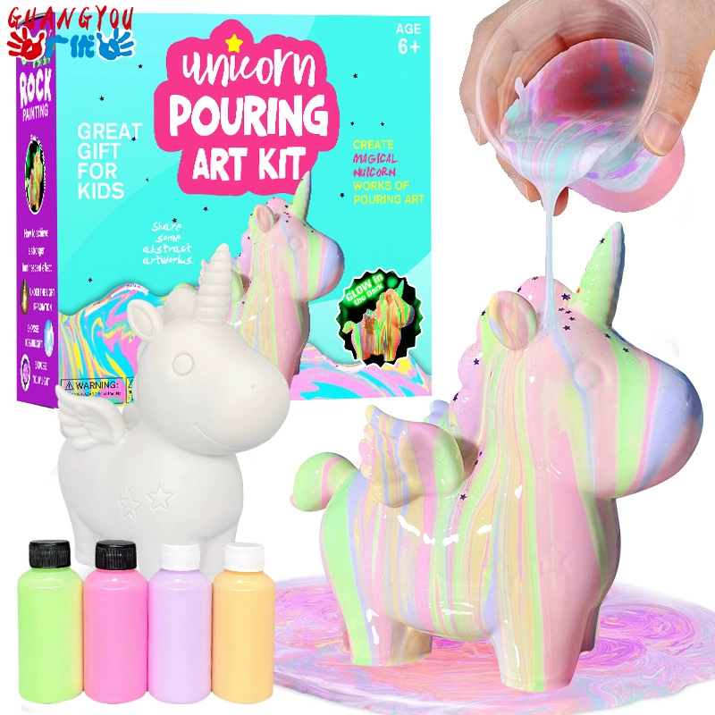 Pigment split toy for boys, materials set, unicorn, handmade, Birthday gift, (Cross-border trading)
