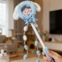 逗猫长杆蓝色阿狸逗猫棒
