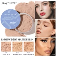 MAYCHEER сыпучий порошок для макияжа Длительный водонепроницаемый, антипотеющий, мягкий, матовый, маскирующий консилер для контроля масла Студенческий порошок для трансграничной внешней торговли