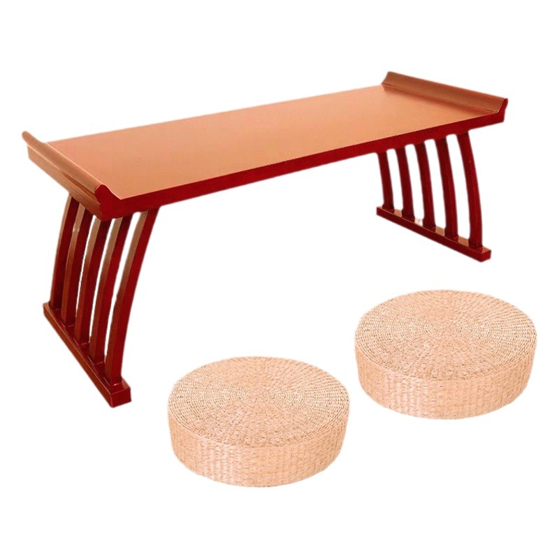 Solid Wood Chinese Study Table, Calligraphy Table, Calligraphy and Painting Desks and Chairs, Antique Saddle Table, Training Class with Drawer Table and Chairs, Elm Copying Table