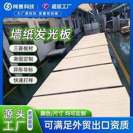 源头厂家PMMA激光亚克力商业照明定制导光板批发led墙纸发光板