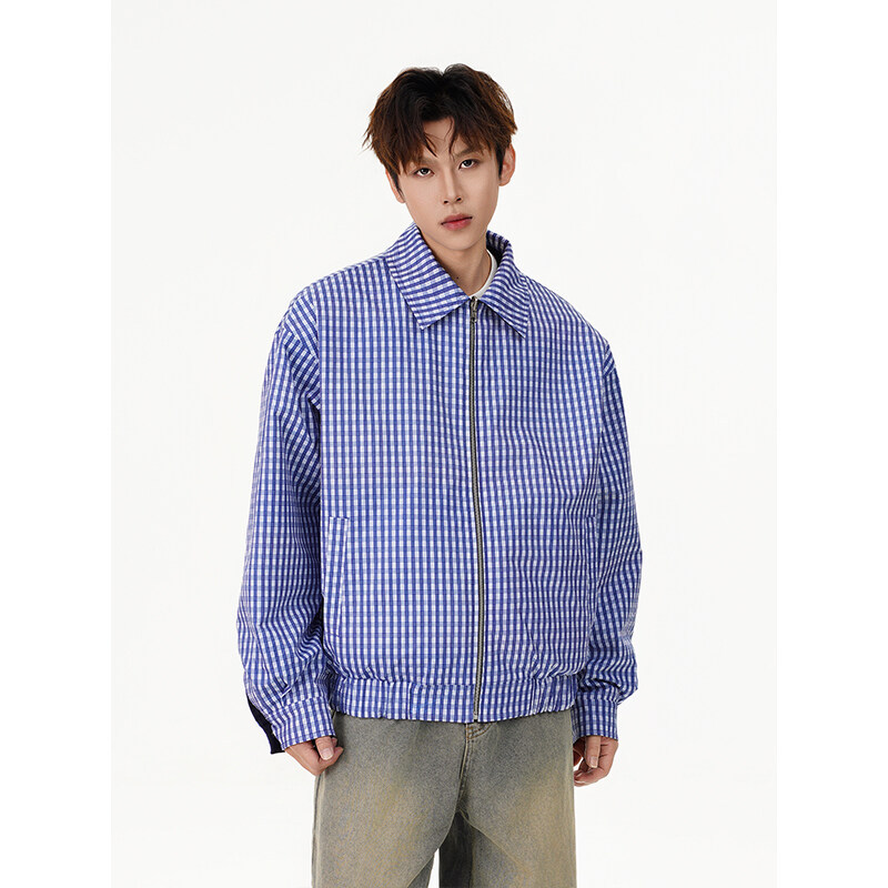Double-sided spring retro jacket for men and women