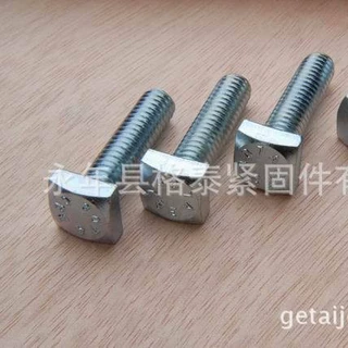 厂家供应电镀锌四方头螺栓，方头螺丝，方头丝，四方头栓