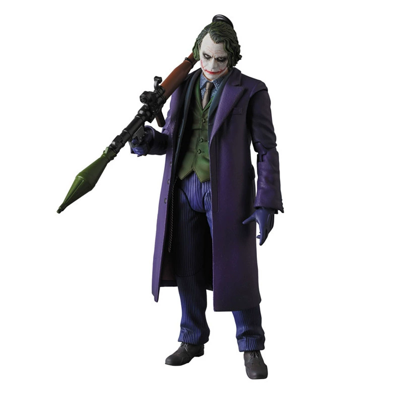 Супергеройская статуэтка Batman Dark Knight MAFEX 051 Мимика Клоуна Подвижная модель