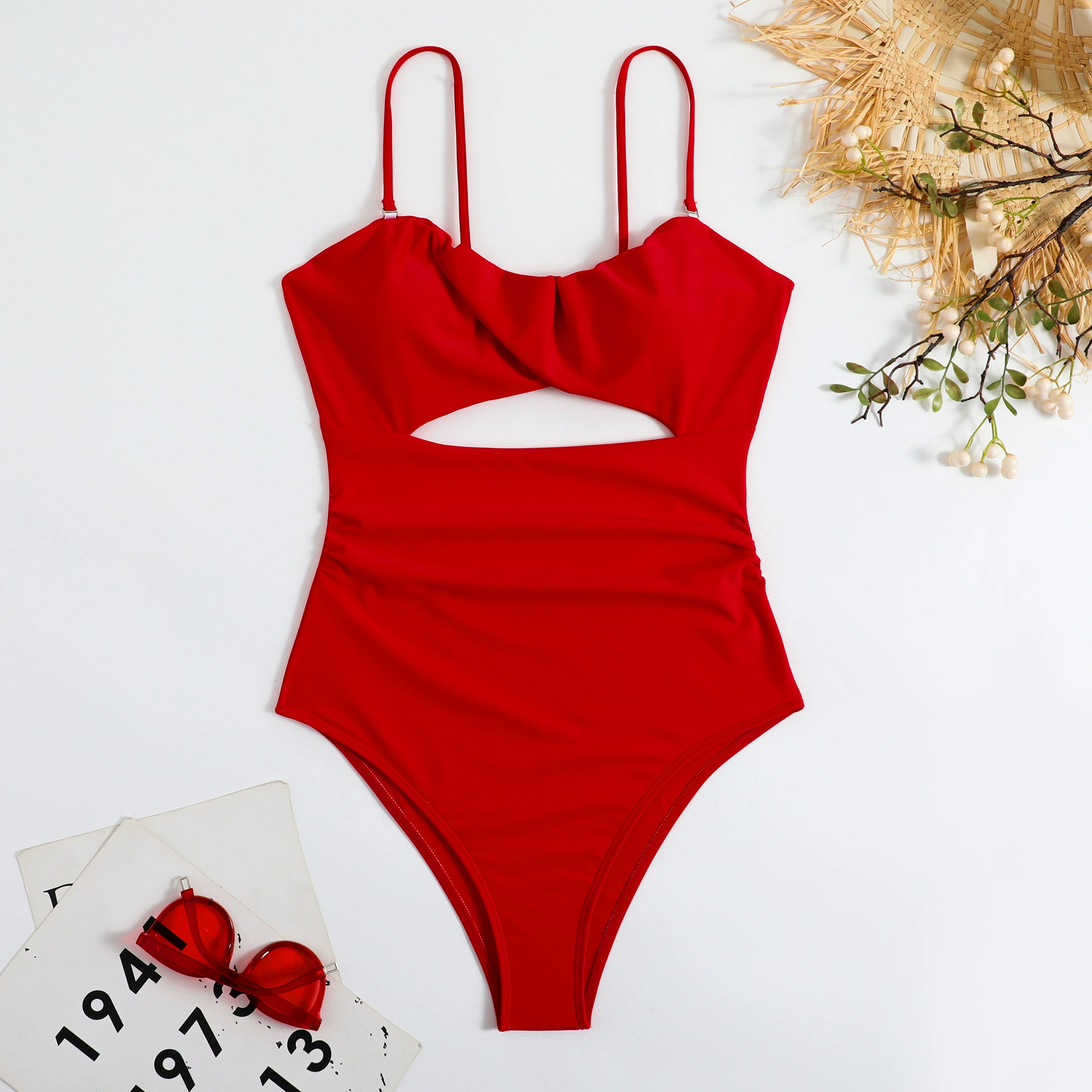 Colored swimwear, supporting bodysuit, European style, 24 years, Amazon