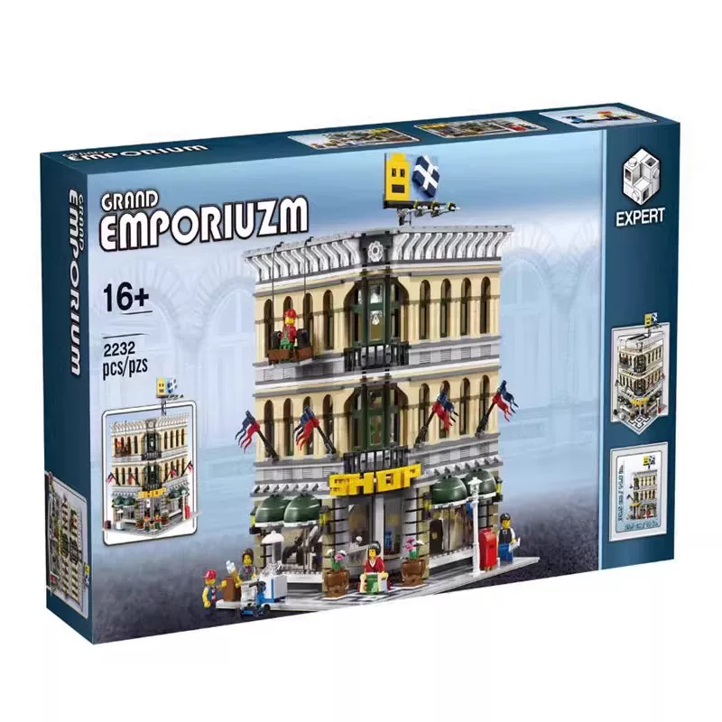 Совместимый с Lego 10211 отдел продаж улица вид assembled конструктор игрушка