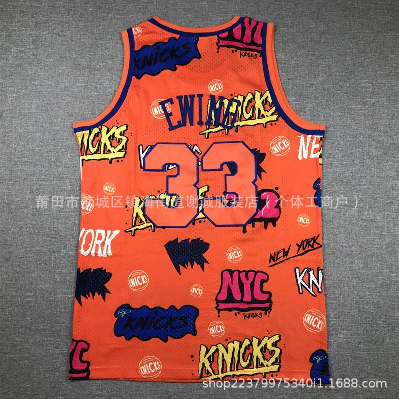 Вышитая баскетбольная форма Knicks №0 Divincenzo, вышитая баскетбольная майка для мужчин