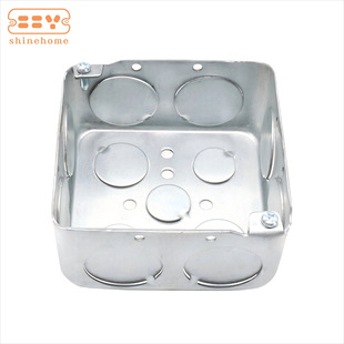 Galvanized Iron Square Switch Box for Philippines, Dominican Republic, Puerto Rico 52171-1Ip66 Protection