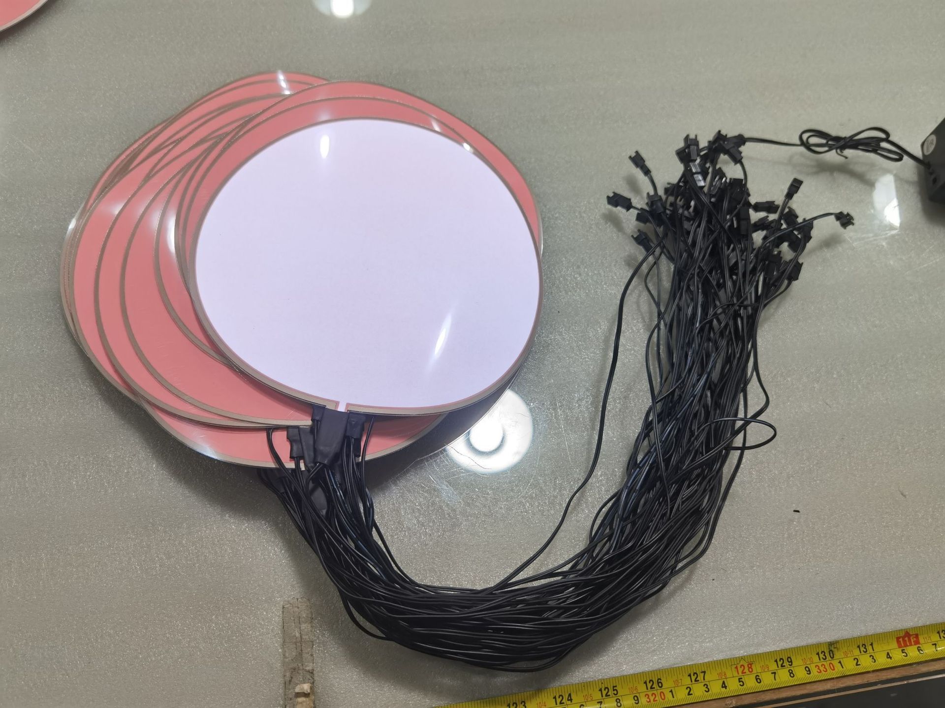 Ultra-thin cuttable cold light sheet instrument 12v backlight panel luminous sheet el cold light sheet led cold light strip