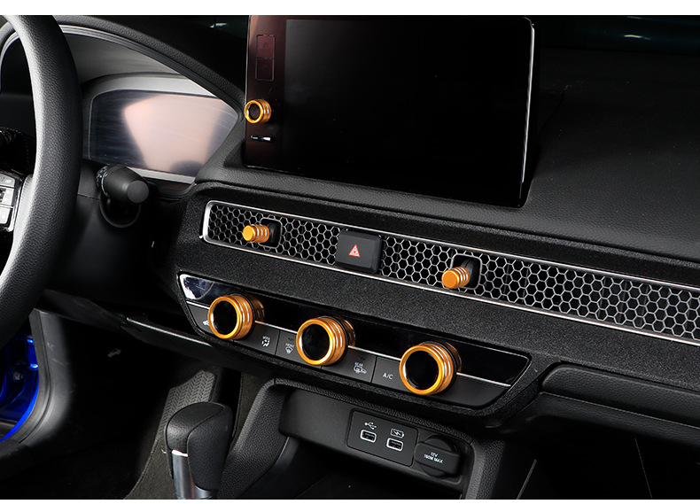 Suitable for Honda 11th generation Civic air conditioning knob ring 23 Haoying CRV-shaped air outlet decorative ring