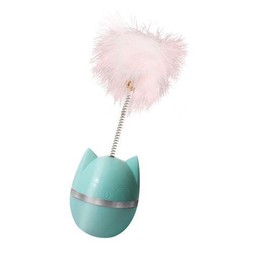 Amazon cross-border new pet toys teetering cat toy food leakage self-happy hairball puzzle cat cat toy 