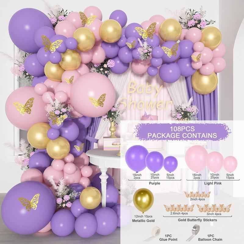 国境を越えた新型精選レトロバルーンチェーンセット誕生日パーティー結婚式の結婚部屋装飾配置風船セット|undefined