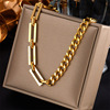 Necklace stainless steel, polishing cloth, accessory, 2023 collection, European style