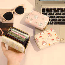 热销爆款耳朵狗风琴卡包大容量多卡位可爱一体包名片夹身份证卡夹