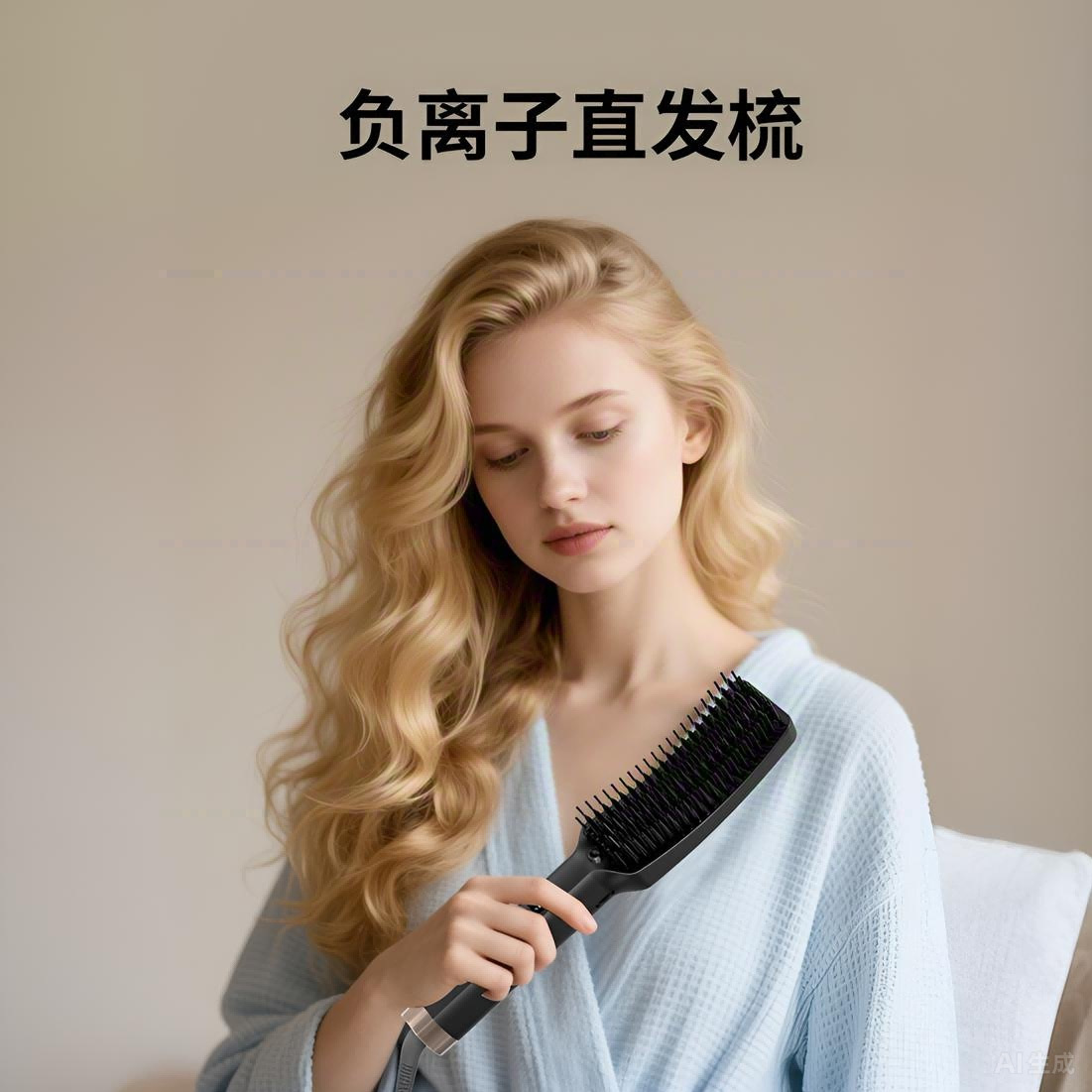 Beauty Beauty Hair Straightening Comb Dual-Purpose Multifunctional Hot Air Curling Iron Hot Style Wholesale