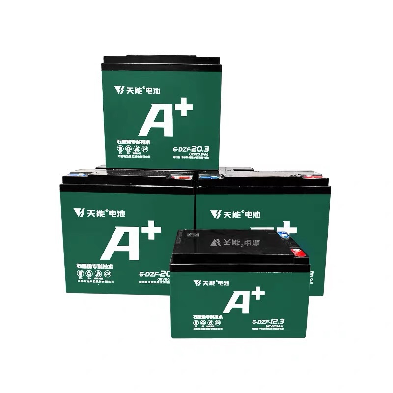 Batería Tianneng 48V60V72V/12A20A32A58A Batería de triciclo de coche eléctrico de plomo-ácido genuino nuevo
