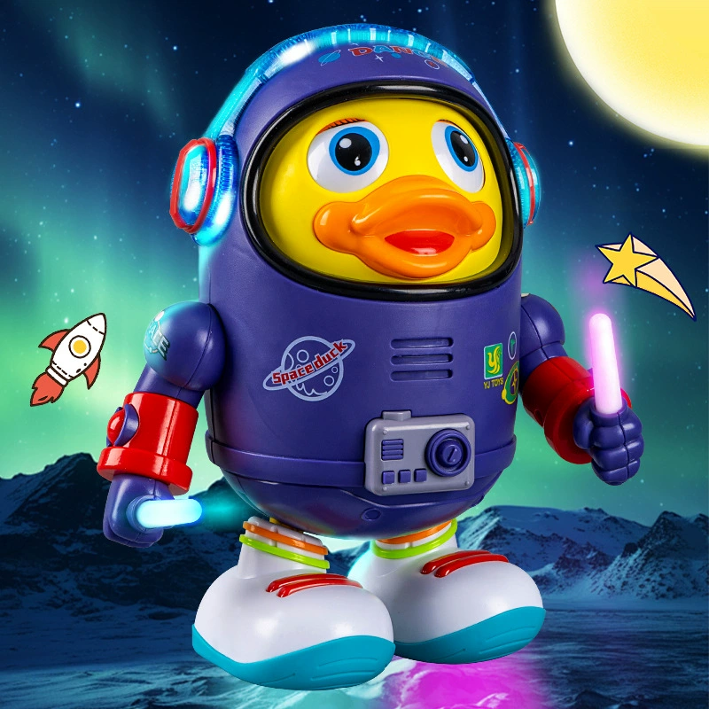 Электрическая танцующая космическая игрушка для ползания B.Duck