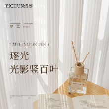 新款梦幻帘白纱窗纱透光不透人雪纺纱客厅阳台竖条纹窗帘百叶纱帘