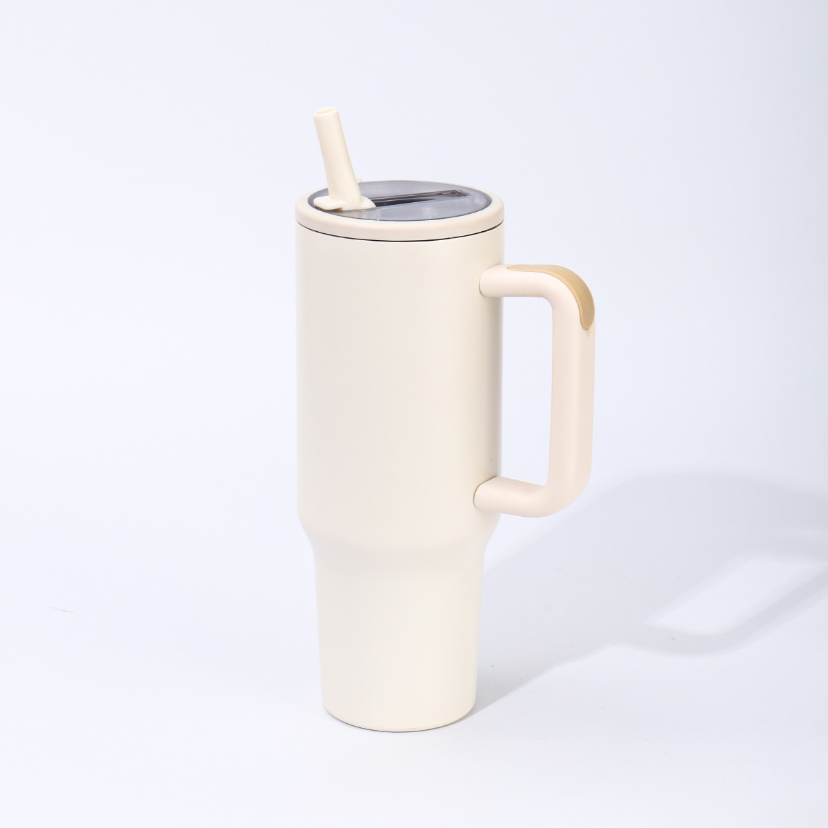 Moda de alto valor de la cara de cuatro generaciones 40oz taza de automóvil taza de aislamiento de acero inoxidable taza de hielo portátil de gran capacidad de paja