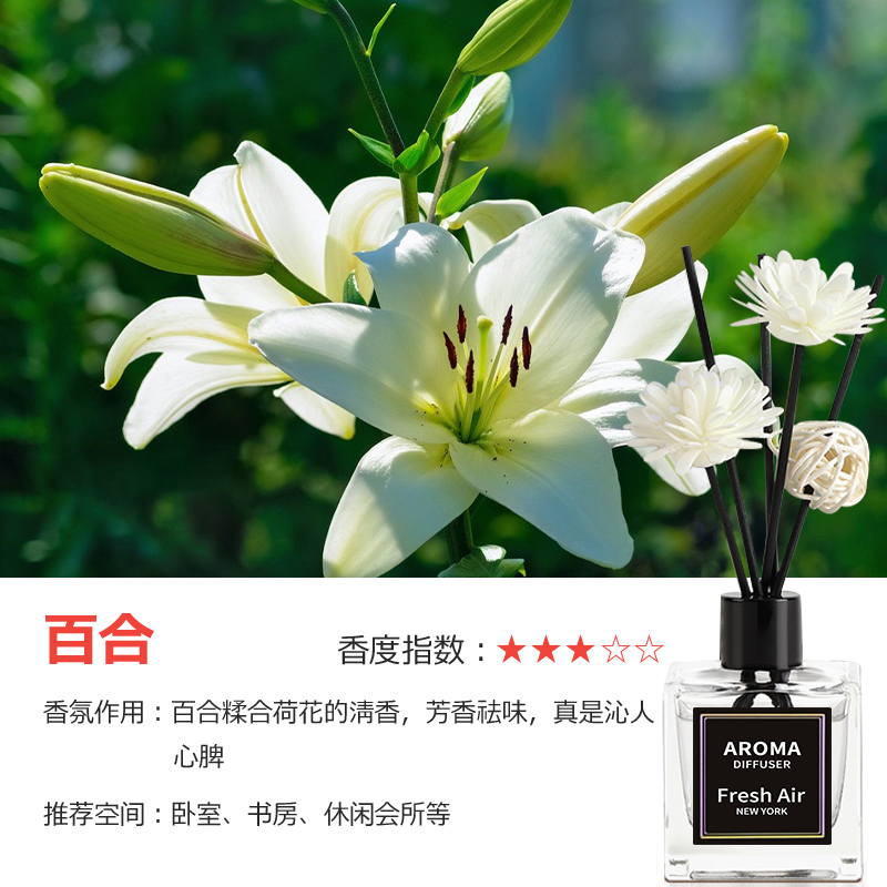 향낭 없이 아로마테라피용 사각병 [핫세일]-[1병] 릴리