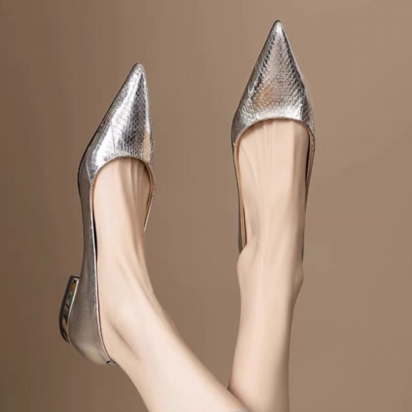 Summer universal elegant shoes pointed-toe flat low-cut all-season