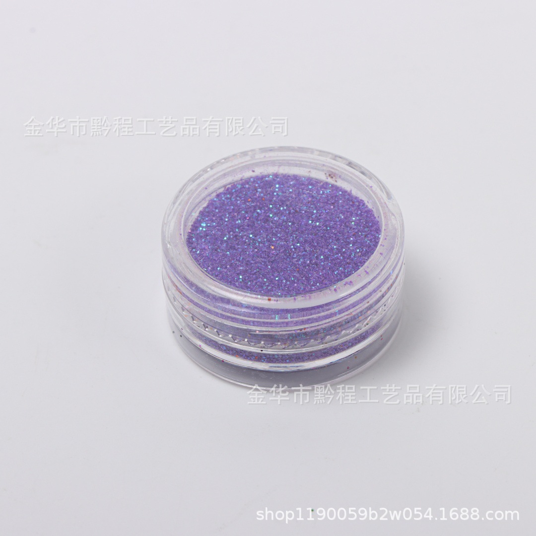 Fábrica al por mayor de caucho de goteo de pegamento polvo de cebolla dorada sequinilla hecha a mano DIY joyería de manicura 3 g / botella material de decoración de polvo flash image 17