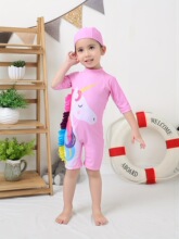 X 51765 Children's Unicorn Print Swimwear ��ͯӾ�� ����