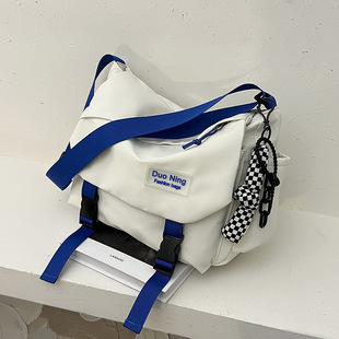 Tide, Japanese shoulder bag, capacious one-shoulder bag, in Japanese style