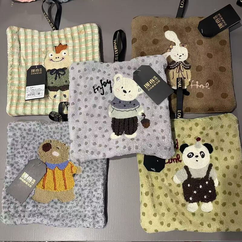 2026 New High-Looking Cartoon Hand Towels for Adults and Children, Universal for Bathroom and Kitchen, Strong Water Absorption