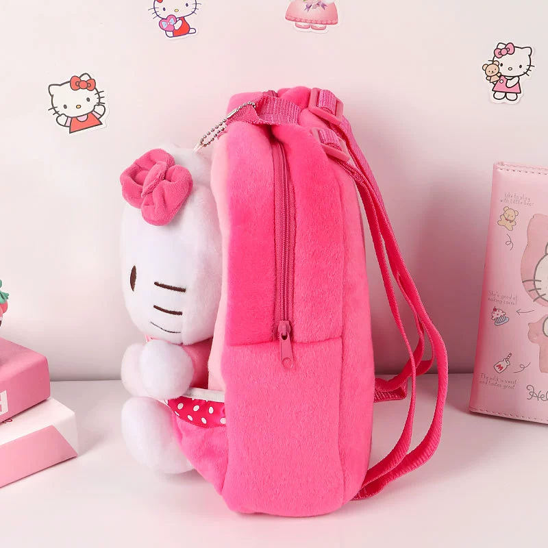 Саниро, Hello Kitty, настоящий плюшевый мультяшный кукольный ангел для раннего возраста, рюкзак, сумочка через плечо, носить через плечо, 2–5 лет